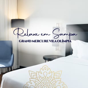 Hospedagem no Grand Mercure SP Vila Olímpia