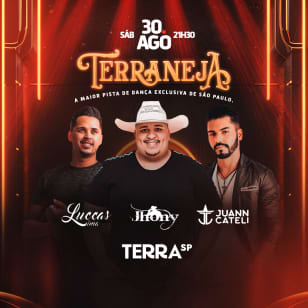 Show Terraneja com Jhony Quadros, Luccas Lima e Juann Cateli Ao Vivo no Terra SP