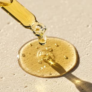 Body Oil with flowers