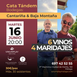 Cata Tándem - Bodega Cantariña & Baja Montaña en Málaga