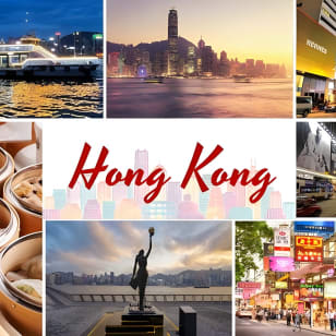 HK: Sunset Victoria Harbour Cruise con degustazione di dim sum