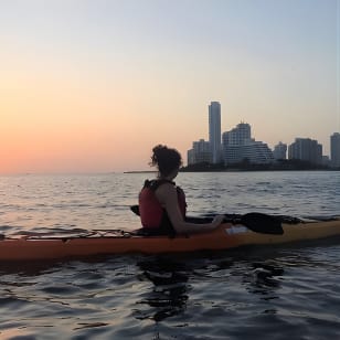 Sunset Cartagena In Kayak