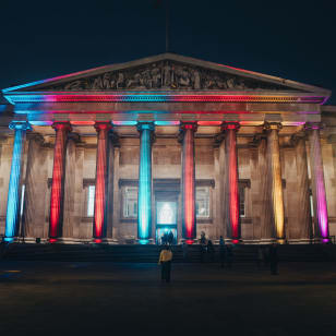 80s Silent Disco inside The British Museum