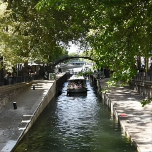 "Le Vieux Paris sur le Canal Saint Martin : port de l'Arsenal