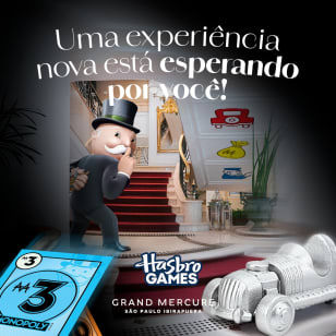 Suíte Temática Hasbro Games | Grand Mercure Ibirapuera