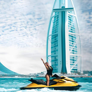 24 Karat Gold Jet Ski Adventure con vista Burj Khalifa