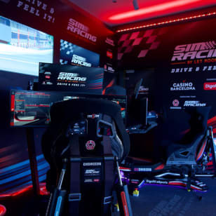 Simracing - l'horizon du circuit + une coupe de bienvenue