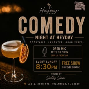 Sunday Night Comedy at Heyday Miami