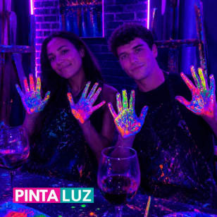 Pinta Luz Art & Wine, Neonmalerei-Workshop Nur Für Erwachsene