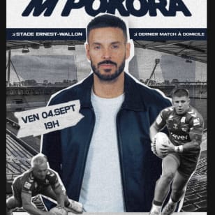 Matchs de Super League du Toulouse Olympique et showcase de M. Pokora