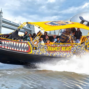 Speedboat „THE THAMES BEAST“ vom Tower Millennium Pier – 40 Minuten