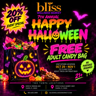 7th Annual Happy Halloween at Bliss Wellness Market