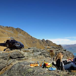 Private Champagne Picnic on a Peak with Helicopter Ride