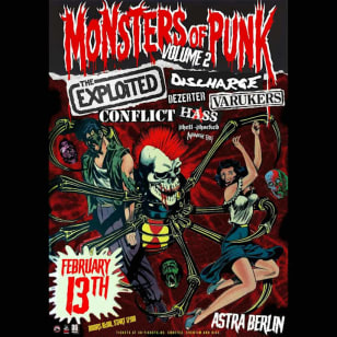 MONSTERS OF PUNK w/ THE EXPLOITED, DISCHARGE &, and more