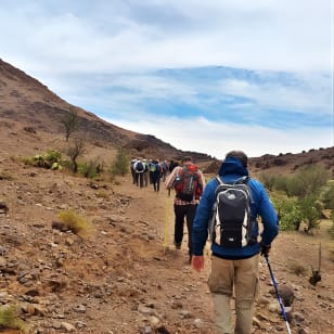 From Marrakech hiking day trip in Imlil Valley and kasbah Toubkal