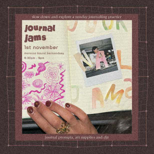 Journal Jams: DJs & journals for your Sunday reset
