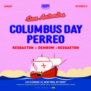 Colombus Day Perreo at San Antonios #1 Reggaeton Cocktail Bar