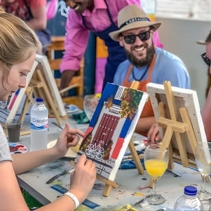 Brunch y pintura en una azotea secreta