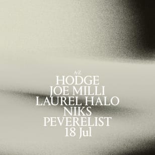 Palais x Livity Sound: Hodge, Joe Milli, Laurel Halo, NIKS & Peverelist