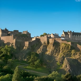 Edinburgh Rail Trip depuis Londres avec entrée château et bus Hop-on Hop-off