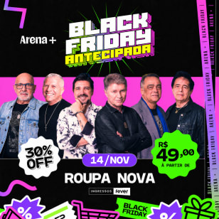 Show Simplesmente Roupa Nova all'Arena +