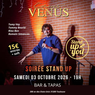 Serata di stand-up al Cabaret La Vénus
