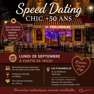 Chic Speed Dating + 50 Singles