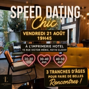 Speed dating chic⚠Répartition par tranches d'ùge