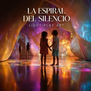 La Espiral del Silencio: Experiencia Inmersiva de Luz para Niños – Lista de espera