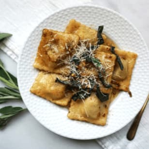 Ravioli fatti a mano con ricotta al limone - Austin