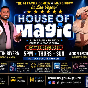 Vegas' #1 Family-Friendly House of Magic Show al Delirious Club