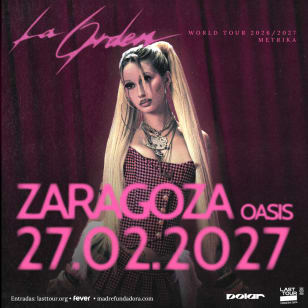 Metrika en Sala Oasis, Zaragoza 2027