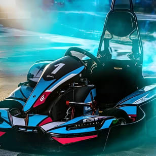 3 Euro High Speed Go Kart Races on the Longest track in Las Vegas