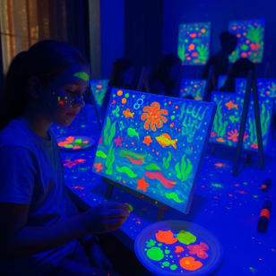 PINTA LUZ - Neonmalerei-Workshop Für Kinder und Familien