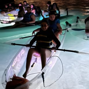 Night Guide: Clear LED Kayaking Experience in Condado Lagoon