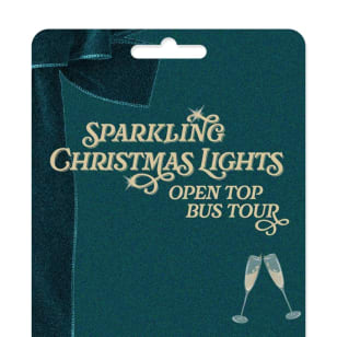 Sparkling Christmas Lights Open Top Bus Tour - Geschenkgutschein