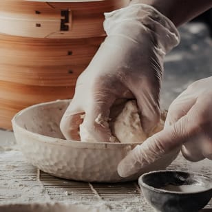 Hongkongischer Gourmet-Backkurs: Hongkong-typischer Eierkuchen + Vanille-Custard-Mooncake