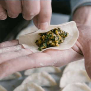Des dumplings authentiques faits à la main à San Diego