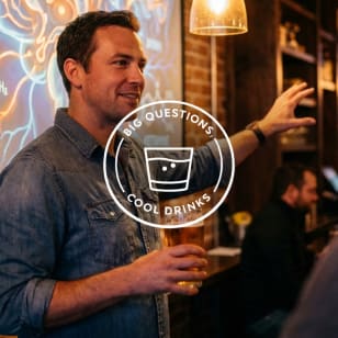 Big Questions, Cool Drinks: Una noche de ciencia y psicodélicos