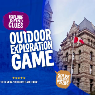Juego de exploración al aire libre por el casco antiguo de Toronto