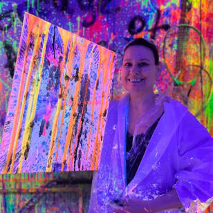 Garage of Art Chaos: Tampa’s Wild Splash Paint Workshop
