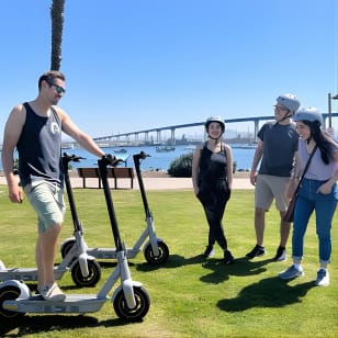 Explore Coronado Island by E-Scooter with Photos Included