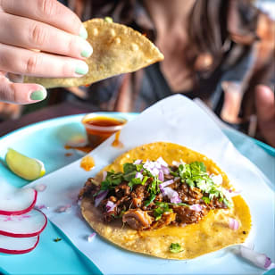 Recorrido por los puestos de comida, pods y patios de Portland