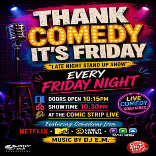 "Gracias al jueves de comedia" - Espectáculo de stand up nocturno en el Comic Strip Live