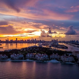 crucero de 90 minutos al atardecer en Miami