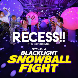 RECESS!! - NYC's First Indoor Blacklight Snowball Fight