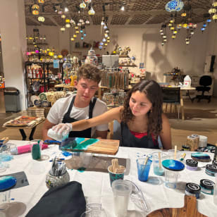 Clase de arte con resina en Sídney