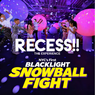 RECESS!! - NYC's First Indoor Blacklight Snowball Fight