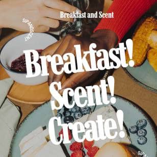BREAKFAST & SCENT: Crea tu fragancia emblemática