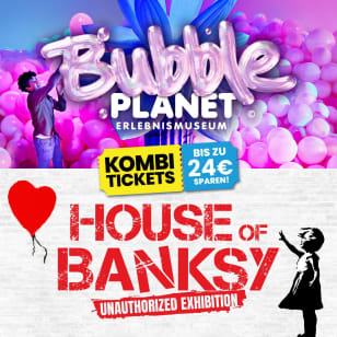 BUBBLE PLANET & HOUSE OF BANKSY